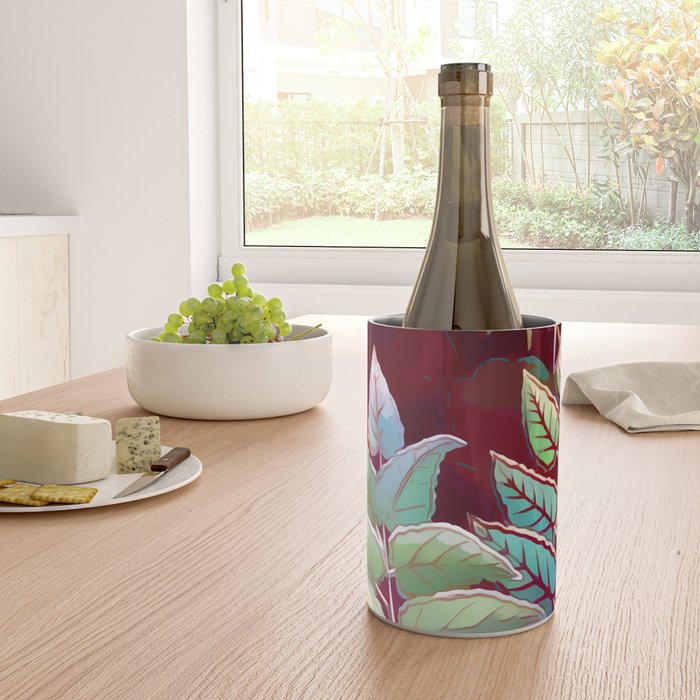 Tropical Leaves After Rousseau Wine Chiller Gallery Image 4