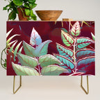 Tropical Leaves After Rousseau Credenza Gallery Image 1