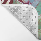 Tropical Leaves After Rousseau Bath Mat Gallery Image 2