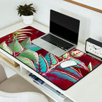 Tropical Leaves After Rousseau Desk Mat Gallery Image 2