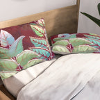 Tropical Leaves After Rousseau Pillow Sham Gallery Image 2