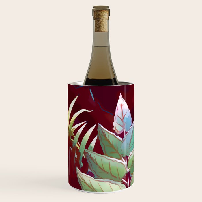 Tropical Leaves After Rousseau Wine Chiller Gallery Image 2