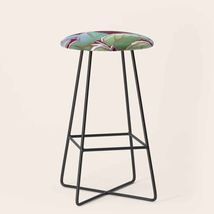 Tropical Leaves After Rousseau Stool Gallery Image 1