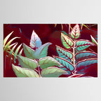 Tropical Leaves After Rousseau Tablecloth Gallery Image 2