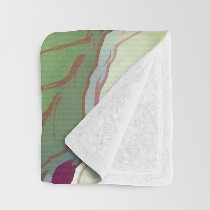 Tropical Leaves After Rousseau Throw Blanket Gallery Image 3