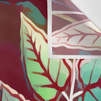 Tropical Leaves After Rousseau Wall Tapestry Gallery Image 3