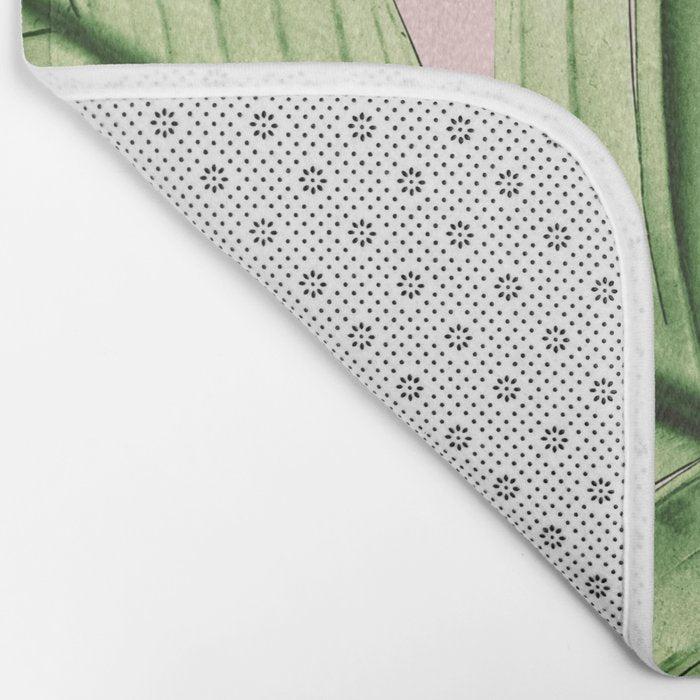 Tropical Blush Banana Leaves Dream #6 #decor #art #society6 Bath Mat Gallery Image 2