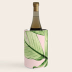 Tropical Blush Banana Leaves Dream #6 #decor #art #society6 Wine Chiller Gallery Image 2