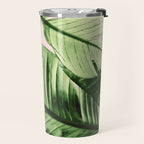 Tropical Blush Banana Leaves Dream #6 #decor #art #society6 Travel Mug Gallery Image 2