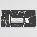 Abstract line art 6/2 Desk Mat Gallery Image 1
