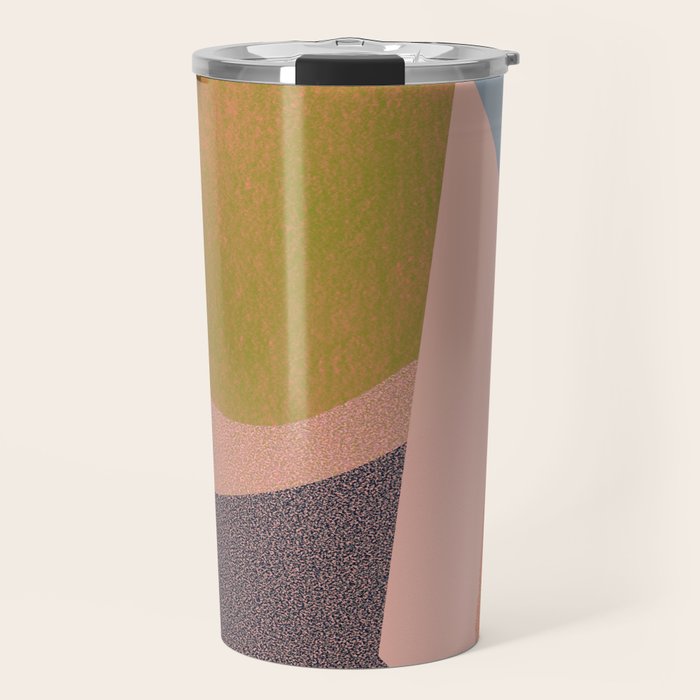 Colorful Abstract shapes -02 Travel Mug Gallery Image 1