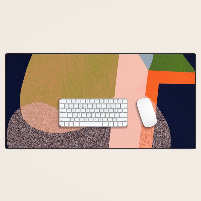 Colorful Abstract shapes -02 Desk Mat Gallery Image 1