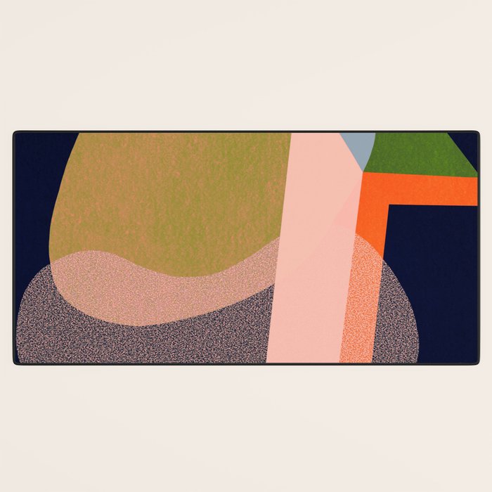 Colorful Abstract shapes -02 Desk Mat Gallery Image 3