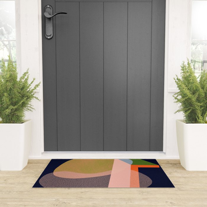 Colorful Abstract shapes -02 Welcome Mat Gallery Image 3