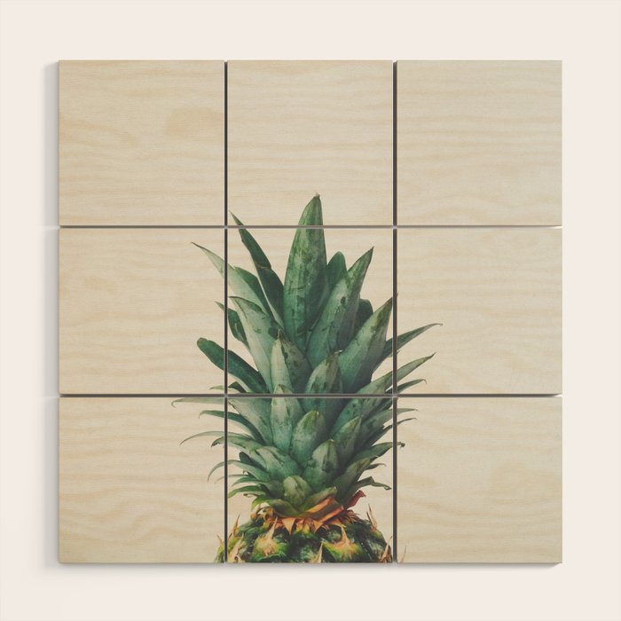 Pineapple Top Wood Wall Art Gallery Image 1