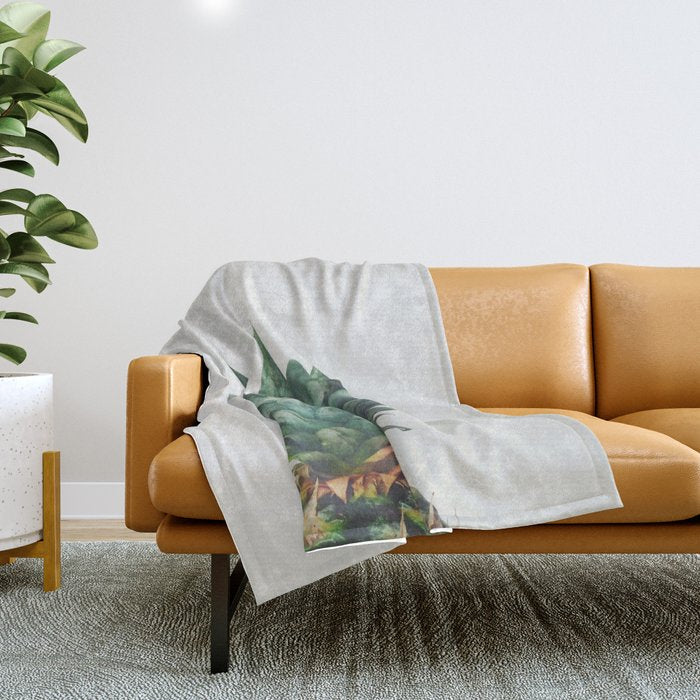 Pineapple Top Throw Blanket Gallery Image 1