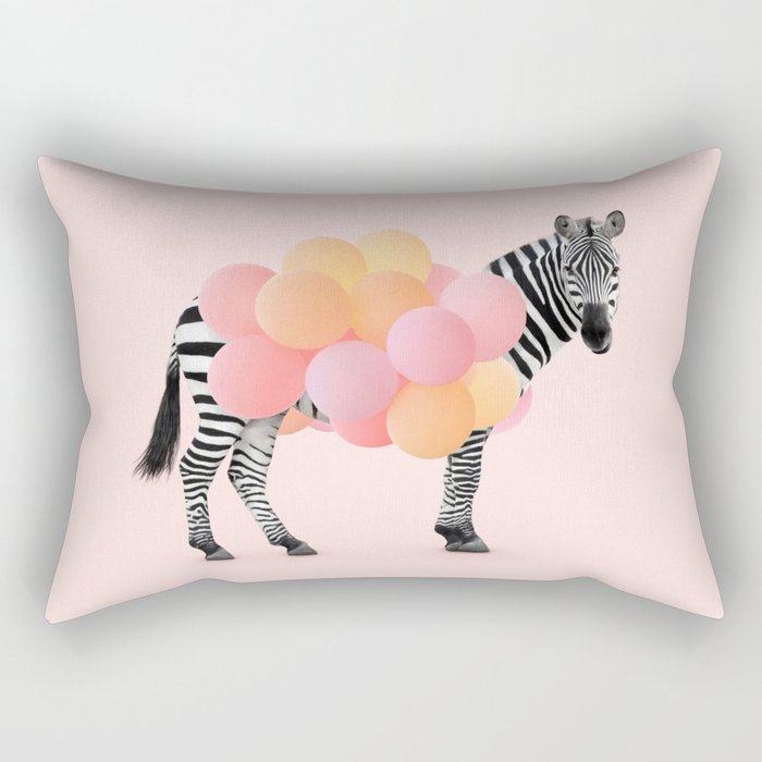 PARTY ZEBRA Rectangular Pillow Gallery Image 1