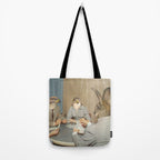 Too Late Mr. Hudson - Birds of prey playing poker with a rabbit in a casino Tote Bag Gallery Image 2