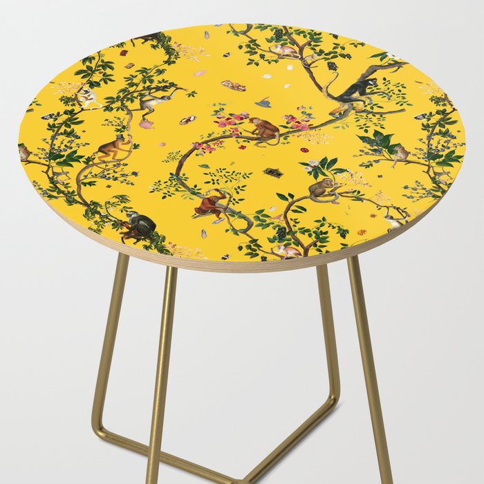 Monkey World Yellow Side Table Gallery Image 2