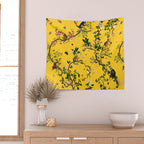 Monkey World Yellow Wall Tapestry Gallery Image 2