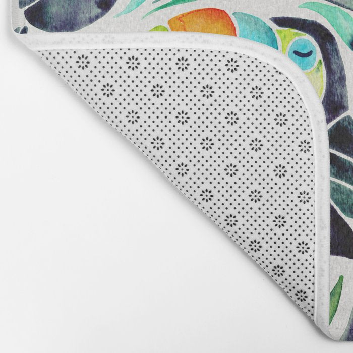 Tropical Toucans Bath Mat Gallery Image 2