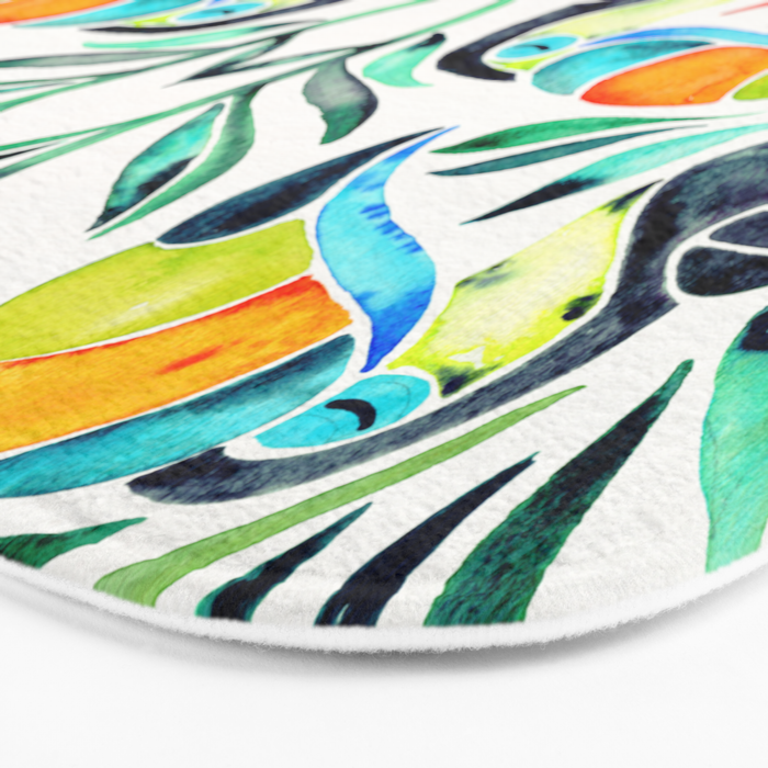 Tropical Toucans Bath Mat Gallery Image 3