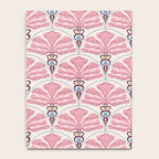 Pink Retro Floral Fan Notebook Gallery Image 4
