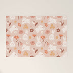 Cute bunny illustration Welcome Mat Gallery Image 1