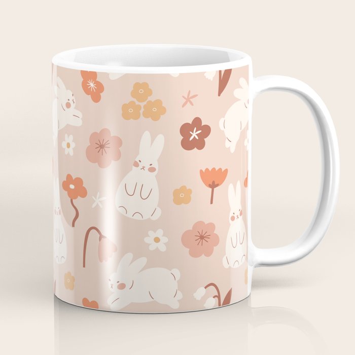 Cute bunny illustration Coffee Mug Gallery Image 1