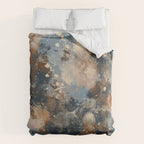 Earth watercolor splashes 2 Comforter Gallery Image 6