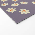 Tiny Flowers / Lavender & Orange Welcome Mat Gallery Image 2
