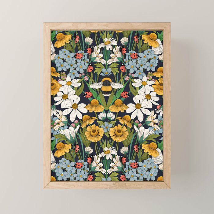 Beehaven in Bloom Mini Art Print Gallery Image 1