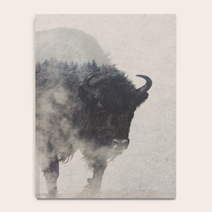 Bison In The Fog Notebook Gallery Image 4