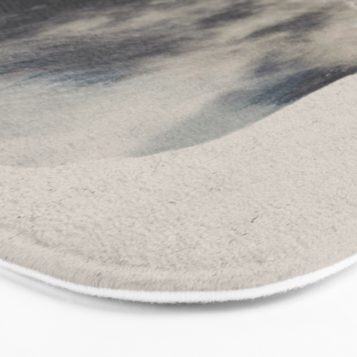 Bison In The Fog Bath Mat Gallery Image 3