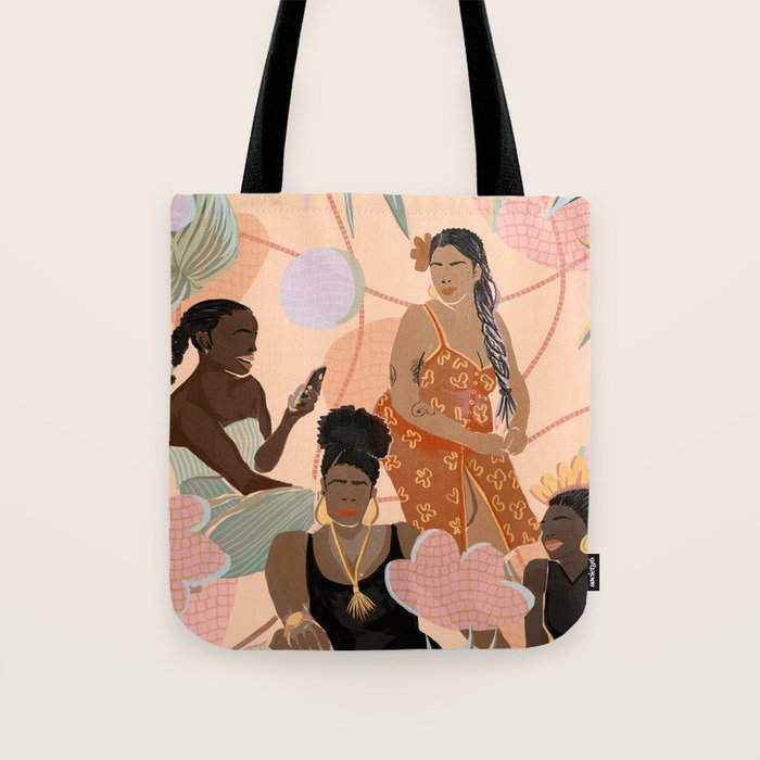 Black Femme Friendship Tote Bag Gallery Image 1
