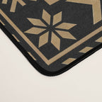 Intricate Gold and Black Tribal Surface Pattern Desk Mat Gallery Image 4