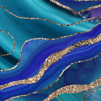 Purple Teal Blue Galaxy Nebula Agate Glitter Glam #1 #marble #decor #art #society6 Coffee Mug Gallery Image 2