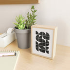 Mid-Century Modern No.35 - Woodblock Print Mini Art Print Gallery Image 2
