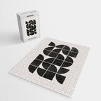 Mid-Century Modern No.35 - Woodblock Print Jigsaw Puzzle Gallery Image 2