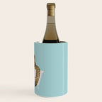 Sea Turtle in Bathtub in Blue Wine Chiller Gallery Image 3