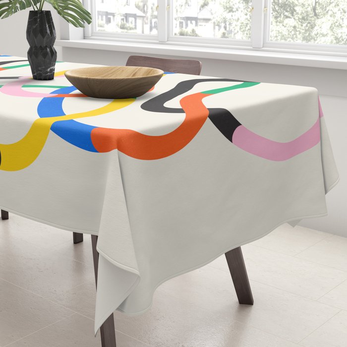Synchrony: Bauhaus 1919 Exhibition 01 Tablecloth Gallery Image 3