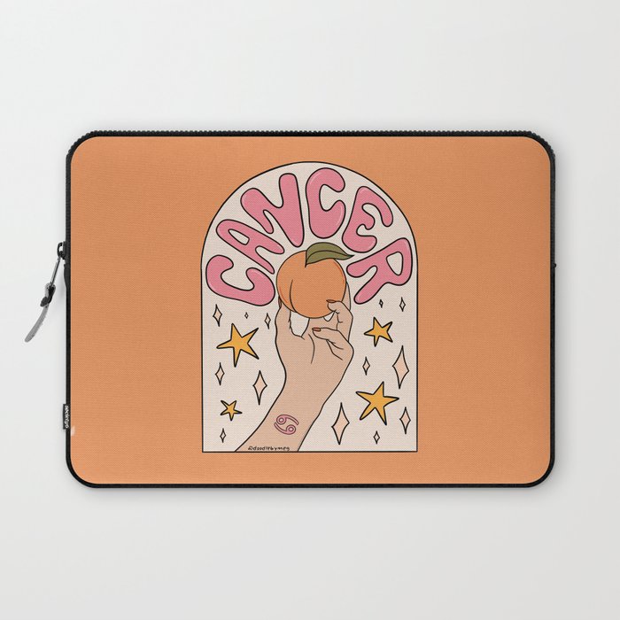 Cancer Peach Laptop Sleeve Gallery Image 1
