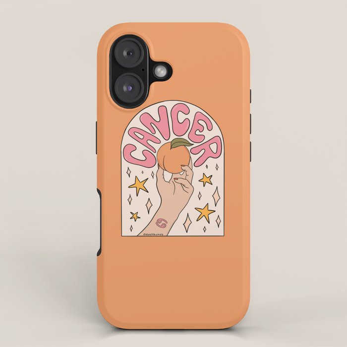 Cancer Peach iPhone Case Gallery Image 1