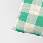 green vintage gingham  Pillow Sham Gallery Image 4