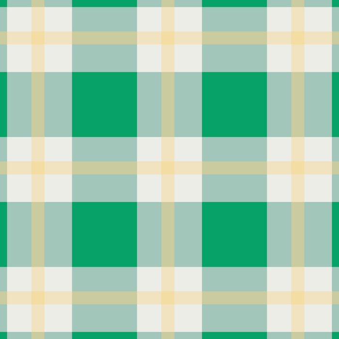 green vintage gingham  Coffee Mug Gallery Image 2
