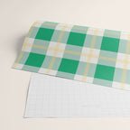 green vintage gingham  Wrapping Paper Gallery Image 2