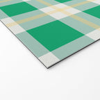 green vintage gingham  Welcome Mat Gallery Image 2