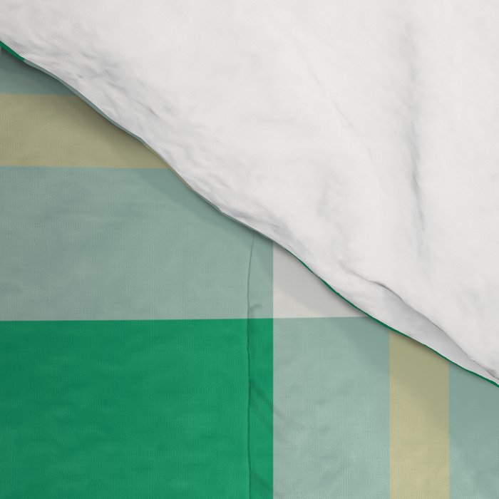 green vintage gingham  Comforter Gallery Image 4