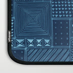 African Indigo Tribal Mud Cloth Laptop Sleeve Gallery Image 3