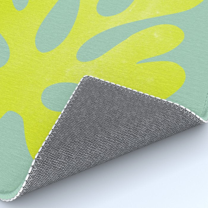 Lime & Sea Green: Matisse Paper Cutouts 06 Rug Gallery Image 4